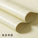 PVC Wood Grain Wallpaper Self Adhesive Waterproof Furniture Stickers Contact Paper Dormitory Kitchen Door Cabinet Desktop Decor