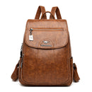 5 Farbe Frauen Weiche Leder Rucksäcke Vintage Weibliche Umhängetaschen Sac a Dos Lässige Reise Damen Bagpack Mochilas Schultaschen