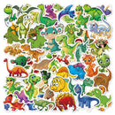 10/30/50PCS Cute Cartoon Dinosaur Stickers DIY Phone Snowboard Laptop Luggage Fridge Guitar Graffiti Waterproof Classic Stickers