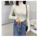 Women Sweaters 2020 Autumn Winter Tops Korean Slim Women Pullover Knitted Sweater Jumper Soft Warm Pull Femme