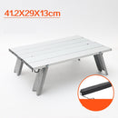 Mesa plegable de aluminio para exteriores, para playa, Camping, mochilero, mesa portátil, bolsa de transporte, minimuebles de jardín ultraligeros, escritorio de Picnic