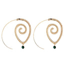 Earrings For Women Gold Fashion Jewelry Pendant Girls Trend Gift Hanging Dangler Eardrop Female Vintage Big Earrings