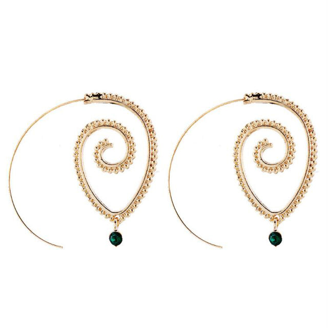 Ohrringe Für Frauen Gold Modeschmuck Anhänger Mädchen Trend Geschenk Hängende Dangler Eardrop Weibliche Vintage Große Ohrringe