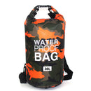 Bolsa de natación impermeable de 30L, saco seco, colores de camuflaje, pesca, canotaje, kayak, almacenamiento, bolsa de Rafting a la deriva, 2L, 5L, 10L, 15L, XAZ9