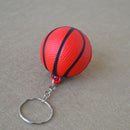 1000 Pcs Football Basketball Baseball Table Tennis PU  Keychain Fashion Sports Item Key Chains Golf Key Chain Sports Souvenir