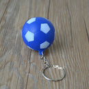 1000 Pcs Football Basketball Baseball Table Tennis PU  Keychain Fashion Sports Item Key Chains Golf Key Chain Sports Souvenir