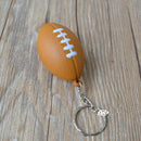 1000 Pcs Football Basketball Baseball Table Tennis PU  Keychain Fashion Sports Item Key Chains Golf Key Chain Sports Souvenir