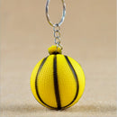 1000 Pcs Football Basketball Baseball Table Tennis PU  Keychain Fashion Sports Item Key Chains Golf Key Chain Sports Souvenir