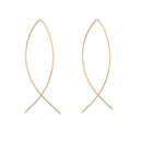 2019 Fashion Earrings Punk Simple Gold Silver Color Long Section Tassel Pendant Size Circle Earrings For Ladies Gifts Wholesale