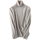 100% Merino Wool Women Turtleneck Sweater 2020 Autumn Winter Warm Soft knitted Pullover Femme Jumper Women Cashmere Sweater