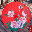 Silk Women Umbrella Japanese Cherry Blossoms Silk  Ancient Dance Umbrella Decorative Umbrella Chinese Style Oil Paper Umbrella