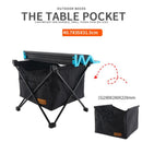 Mesa plegable para exteriores con bolsa de almacenamiento, mesa plegable de aluminio para pícnic al aire libre, escritorio de Camping con mantel impermeable