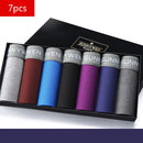 7 teile/los männer höschen shorts unterwäsche boxershorts männer sexy unterwäsche hochwertige herrenunterwäsche beutel