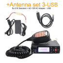 Baojie BJ-218 Mini Mobile Radio Car Radio FM Transceiver 25W VHF UHF BJ218 Vericle Car Ham Radio Dual Band Walkie Talkie