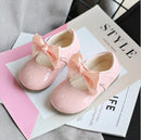 Newest Summer Kids Shoes 2020 Fashion Leathers Sweet Children Sandals For Girls Toddler Baby Breathable PU Out Bow Shoes