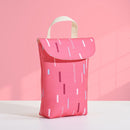 Bolsa de pañales Sunveno para bebé, organizador reutilizable, impermeable, estampado de moda, bolsa de tela húmeda/seca, bolsa de almacenamiento para mamá, bolsa de pañales de viaje