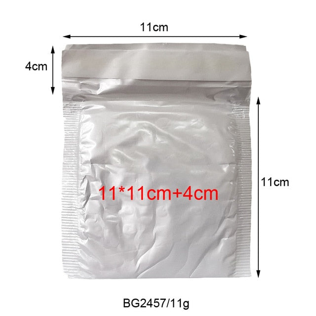 50 Pcs Of Different Specifications White Bag Foam Envelope Foam Foil Office Packaging Envelope Moistureproof Vibration Bag