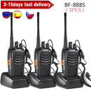 3PCS Baofeng BF 888S Two Way Radio BF-888S 6km Walkie Talkie 5W Portable CB Ham Radio Handheld HF Transceiver Interphone bf888S
