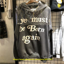 Ihr müsst wiedergeboren werden Hoodie CPFM XYZ KINDER SEHEN GEISTER Hoodies Asiatische Größe Kanye West Sweatshirts Hochwertige Pullover