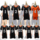 9 estilos Haikyuu Cosplay disfraz Karasuno escuela secundaria voleibol Club Hinata Shyouyou ropa deportiva Jerseys uniforme