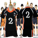 9 estilos Haikyuu Cosplay disfraz Karasuno escuela secundaria voleibol Club Hinata Shyouyou ropa deportiva Jerseys uniforme