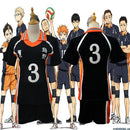 9 estilos Haikyuu Cosplay disfraz Karasuno escuela secundaria voleibol Club Hinata Shyouyou ropa deportiva Jerseys uniforme