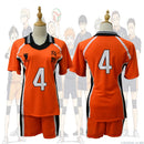 9 estilos Haikyuu Cosplay disfraz Karasuno escuela secundaria voleibol Club Hinata Shyouyou ropa deportiva Jerseys uniforme