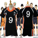 9 estilos Haikyuu Cosplay disfraz Karasuno escuela secundaria voleibol Club Hinata Shyouyou ropa deportiva Jerseys uniforme