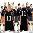 9 estilos Haikyuu Cosplay disfraz Karasuno escuela secundaria voleibol Club Hinata Shyouyou ropa deportiva Jerseys uniforme