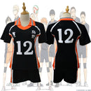 9 estilos Haikyuu Cosplay disfraz Karasuno escuela secundaria voleibol Club Hinata Shyouyou ropa deportiva Jerseys uniforme