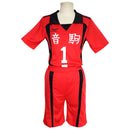 9 estilos Haikyuu Cosplay disfraz Karasuno escuela secundaria voleibol Club Hinata Shyouyou ropa deportiva Jerseys uniforme