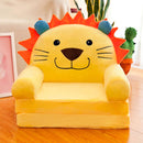 Children Folding Small Sofa Bed Nap Cartoon Cute Lazy Lying Seat Stool Removable and Washable Kids Sofa Kids Chair