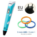 Myriwell 3D Pen DIY 3D Printer Pen Drawing Pens 3d Printing Best for Kids With ABS Filament 1.75mm Christmas Birthday Gift