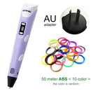 Myriwell 3D Pen DIY 3D Printer Pen Drawing Pens 3d Printing Best for Kids With ABS Filament 1.75mm Christmas Birthday Gift