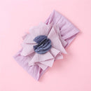 Balleenshiny Infant Child Hair Band Three-dimensional Alloy Rhinestone Crown Headdress Baby Girl Mesh Elastic Headband Turban