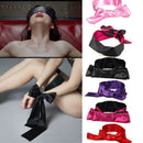 Sex Unisex Blindfold Eye Satin Mask Sex Games Set  Couple Love Cosplay Cover Band