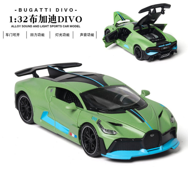 Freies Verschiffen-neues 1:32 Bugatti Veyron divo Legierungs-Auto-Modell Diecasts Spielzeug-Fahrzeuge Spielzeug-Autos Kind spielt für Kind-Geschenke Jungen-Spielzeug