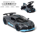 Envío gratis nuevo 1:32 Bugatti Veyron divo aleación modelo de coche Diecast y vehículos de juguete coches de juguete chico juguetes para niños regalos niño juguete