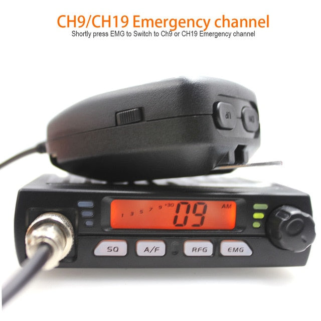 Ultra Mini CB-40M 25.615--30.105MH 8W Citizen Band CB Radio Mobiler Transceiver Kompaktes AM/FM Autoradio wie AC-001 AR-925