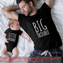 Funny Daddy and Baby 2021 Print Family Matching Clithing Balck Cotton Matching Family Look Outfits for Dad Son Daughter Tshirt