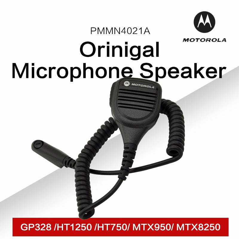 Mag One by Motorola PMMN4021A Lautsprechermikrofon mit 3,5-mm-Audiobuchse für Motorola GP328 HT1250 HT750 MTX950 MTX8250