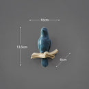 Wall Decorations Home Accessories Living Room Hanger Resin Bird hanger key kitchen Coat Clothes Towel Hooks Hat Handbag Holder