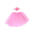 Newborn Photography Props Baby Girls Princess Tutu Skirt Headband New Born Girl Photo Green Pettiskirt fotografia accessories