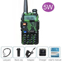 Baofeng UV-5R 8W Walkie Talkie Portable CB Ham Radio Amateur 10KM UHF VHF Scanner Radio FM Transceiver UV5R UV 5R for Hunting