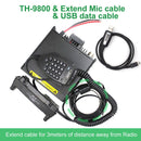 2005A TYT TH-9800 Plus Walkie Talkie 50W Car Mobile Radio Station Quad Band 29/50/144/430MHz Dual Display Scrambler TH9800