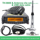 2005A TYT TH-9800 Plus Walkie Talkie 50W Car Mobile Radio Station Quad Band 29/50/144/430MHz Dual Display Scrambler TH9800