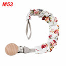 Baby Infant Cotton Pacifier Clip for Newborn Teething Soother Chew Dummy Chains Dropship