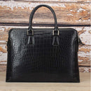 ourui true  crocodile  male  business men briefcase  Genuine crocodile leather  Large men crocodile bag  male men handbag