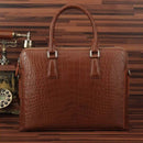 ourui true  crocodile  male  business men briefcase  Genuine crocodile leather  Large men crocodile bag  male men handbag