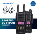 100% Original baofeng uv9r plus upgraded dual band radio waterproof walkie talkie communications amateur vhf uhf marin radio ham